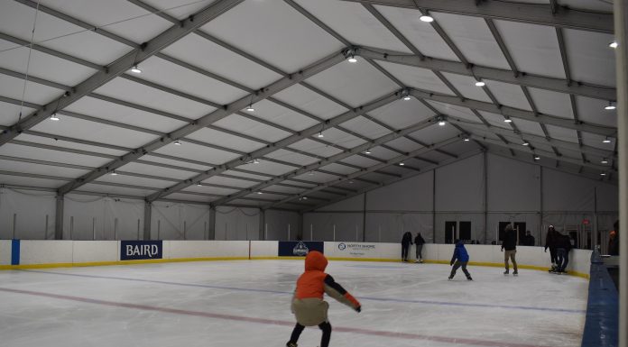 ICE SKATING FOR THE WHOLE FAMILY AT COMMUNITY SQUARE ICE RINK IN BROWN DEER